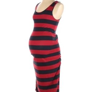 Isabel maternity striped dress